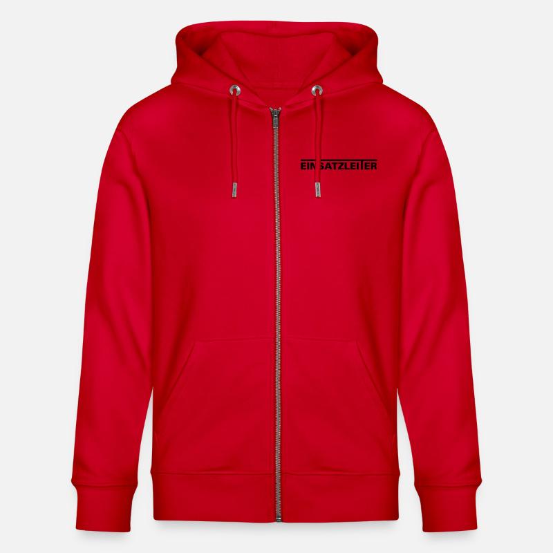 Einsatzleiter - Stanley/Stella Unisex Bio-Kapuzenjacke CULTIVATOR  - Rot