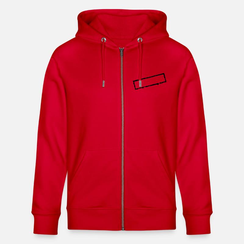 stamp_I_vec_1 de - Stanley/Stella Unisex Bio-Kapuzenjacke CULTIVATOR  - Rot