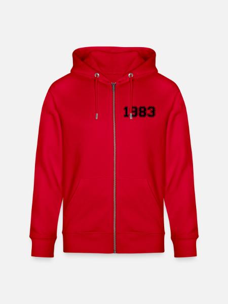 1983 - Stanley/Stella Unisex Bio-Kapuzenjacke CULTIVATOR - Rot
