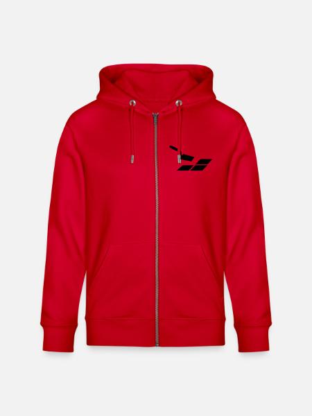 Tiler - Stanley/Stella CULTIVATOR Unisex Organic Hooded Jacket - red