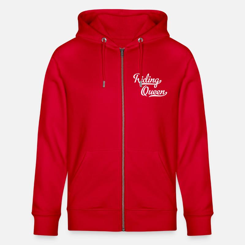 Équitation Queen - Veste à capuche bio CULTIVATOR Stanley/Stella Unisexe - rouge