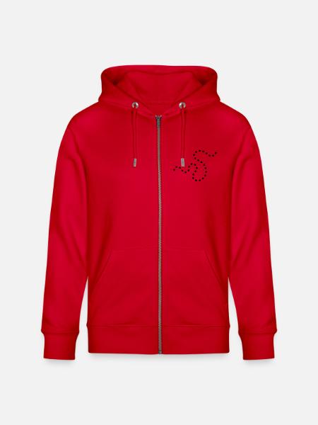 weg_f1 - Stanley/Stella Unisex Bio-Kapuzenjacke CULTIVATOR  - Rot