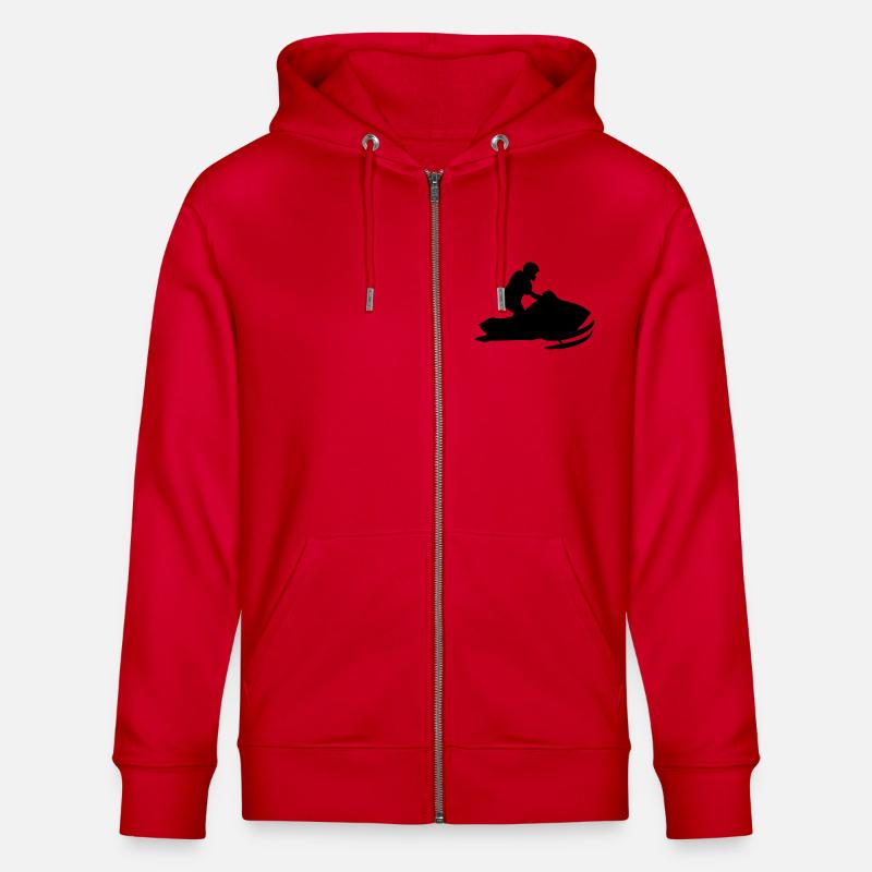 snowmobile - Veste à capuche bio CULTIVATOR Stanley/Stella Unisexe - rouge