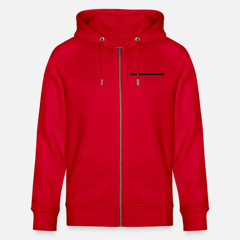 Strich dick - Stanley/Stella Unisex Bio-Kapuzenjacke CULTIVATOR  - Rot