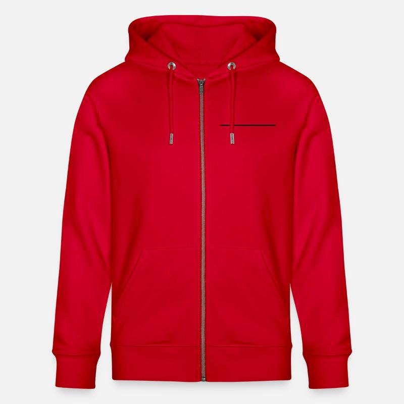 strich_yx1 - Veste à capuche bio CULTIVATOR Stanley/Stella Unisexe - rouge