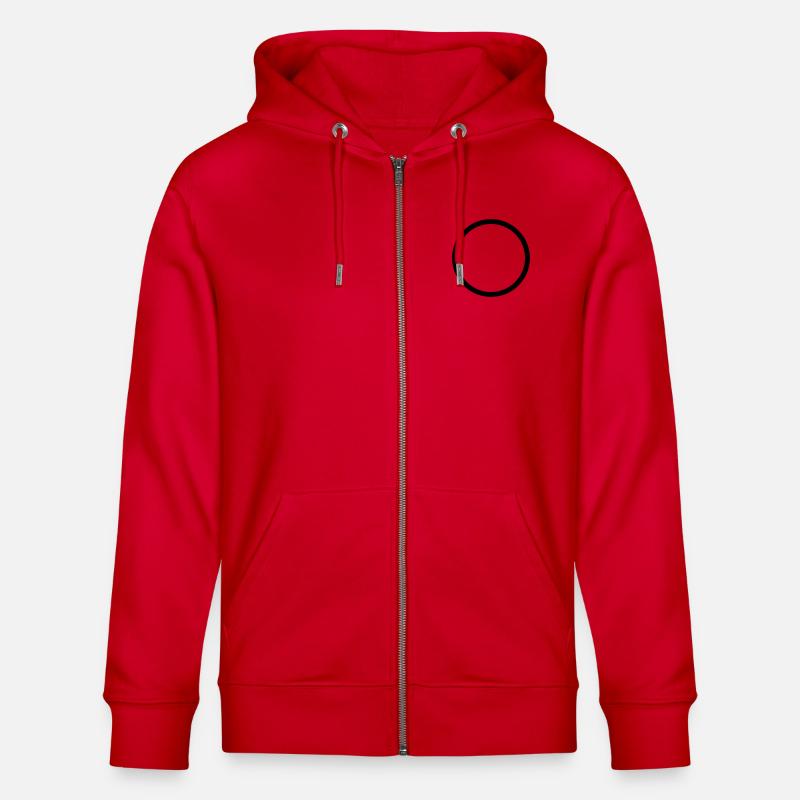 circle - Veste à capuche bio CULTIVATOR Stanley/Stella Unisexe - rouge