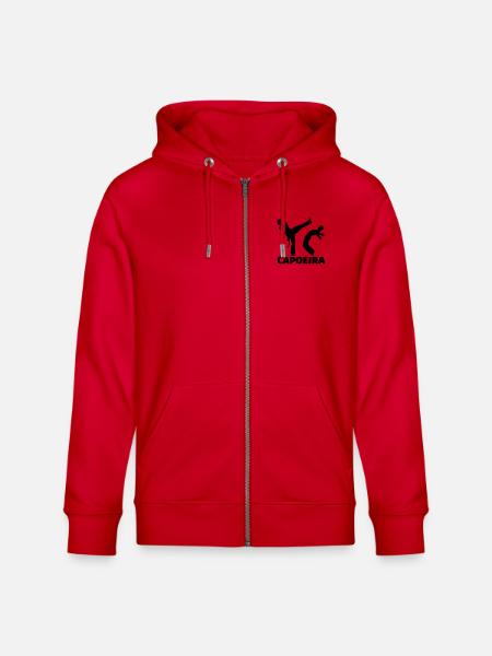 Capoeira - Stanley/Stella CULTIVATOR  Unisex Organic Hooded Jacket - red