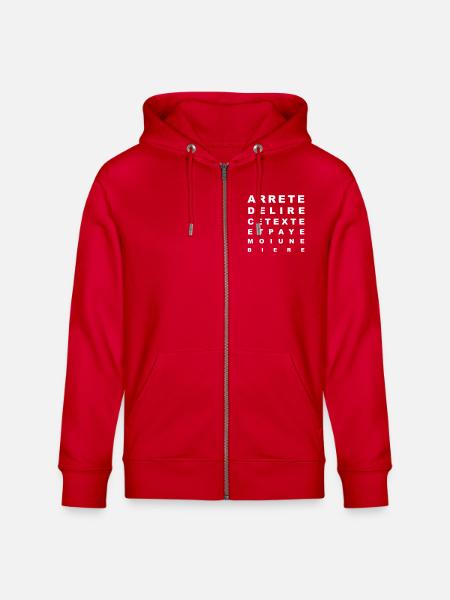 Paye moi une bière - Veste à capuche bio CULTIVATOR Stanley/Stella Unisexe - rouge