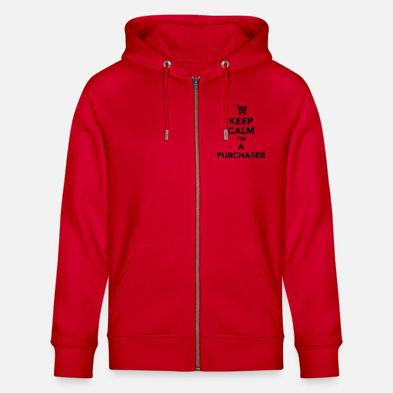 Einkäufer - Stanley/Stella Unisex Bio-Kapuzenjacke CULTIVATOR  - Rot