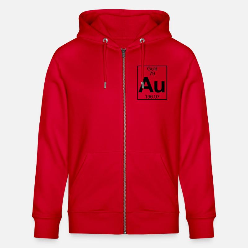 Element 079 - Au (gold) - Full - Veste à capuche bio CULTIVATOR Stanley/Stella Unisexe - rouge