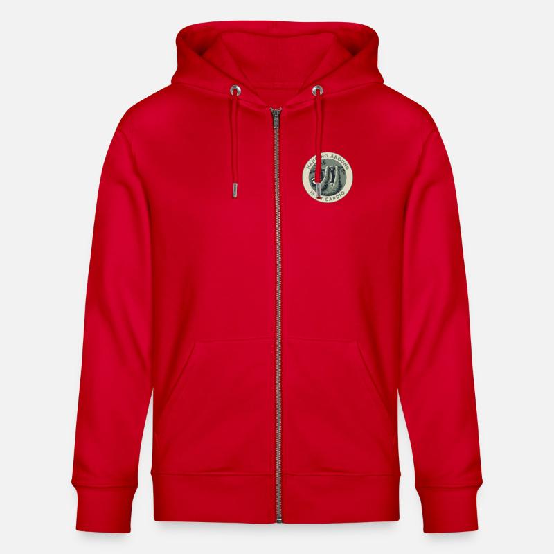 Traîner, c’est mon cardio - Veste à capuche bio CULTIVATOR Stanley/Stella Unisexe - rouge