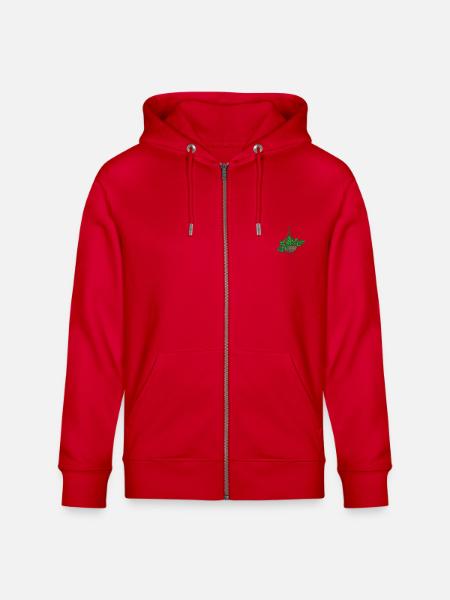 Plante d’intérieur - Veste à capuche bio CULTIVATOR Stanley/Stella Unisexe - rouge