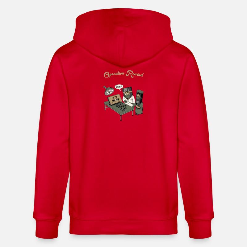 Opération Rewind : Retro MedTech - Veste à capuche bio CULTIVATOR Stanley/Stella Unisexe - rouge