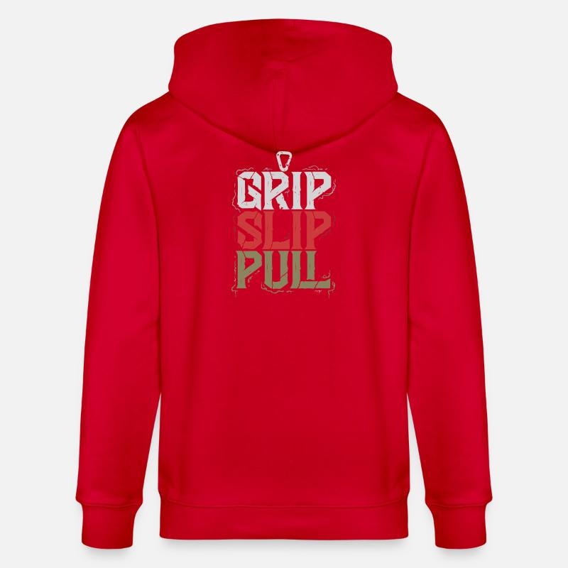 Grip Slip Pullover - Stanley/Stella Unisex Bio-Kapuzenjacke CULTIVATOR - Rot