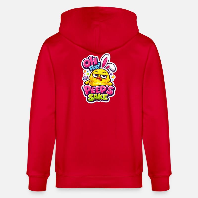 Joyeux Millésime de Pâques - Veste à capuche bio CULTIVATOR Stanley/Stella Unisexe - rouge