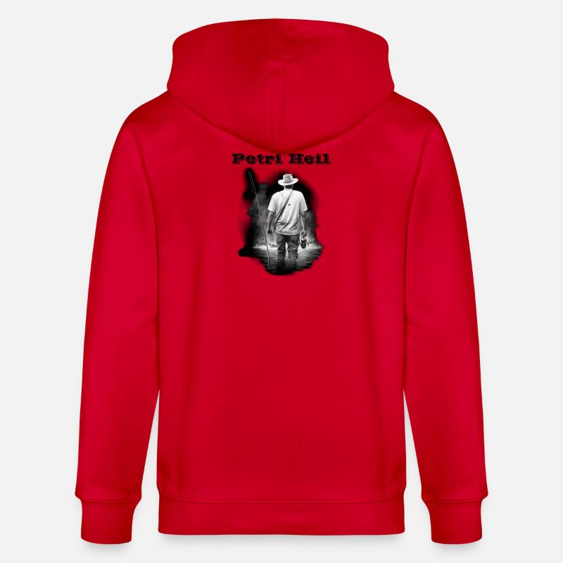 Le salut de saint Pierre - Veste à capuche bio CULTIVATOR Stanley/Stella Unisexe - rouge