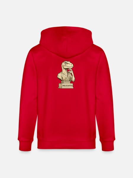Philosoraptor - Stanley/Stella Unisex Bio-Kapuzenjacke CULTIVATOR - Rot