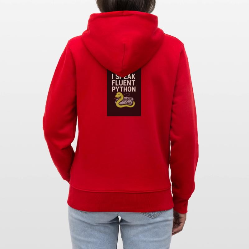 Python Coding Snake Stanley/Stella CULTIVATOR  Unisex Organic Hooded Jacket