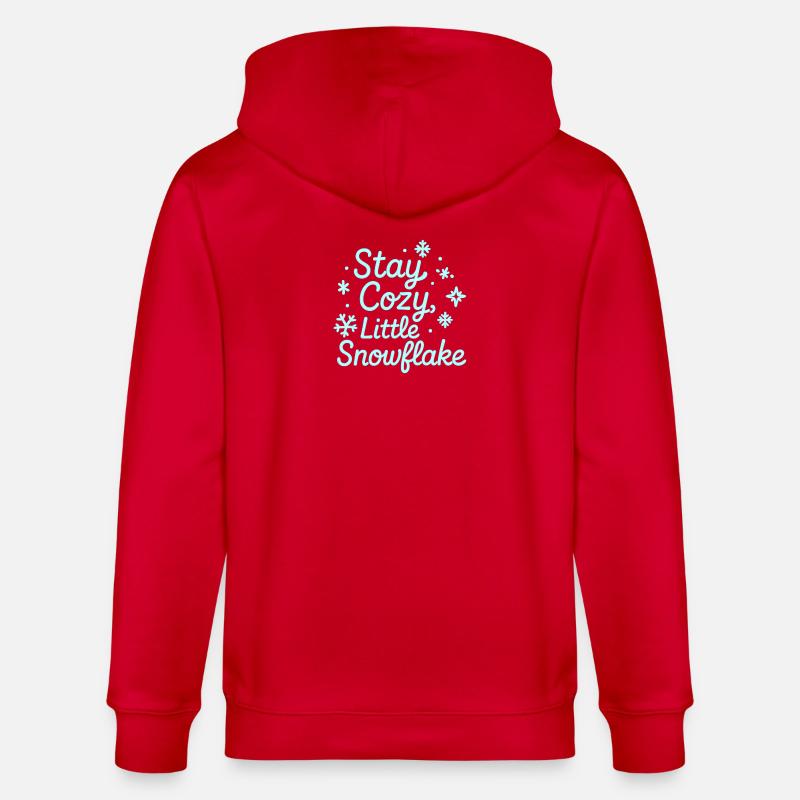 Reste Confortable Néon Script - Veste à capuche bio CULTIVATOR Stanley/Stella Unisexe - rouge