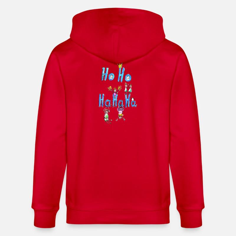 Hoho Hahaha - Stanley/Stella Unisex Bio-Kapuzenjacke CULTIVATOR - Rot