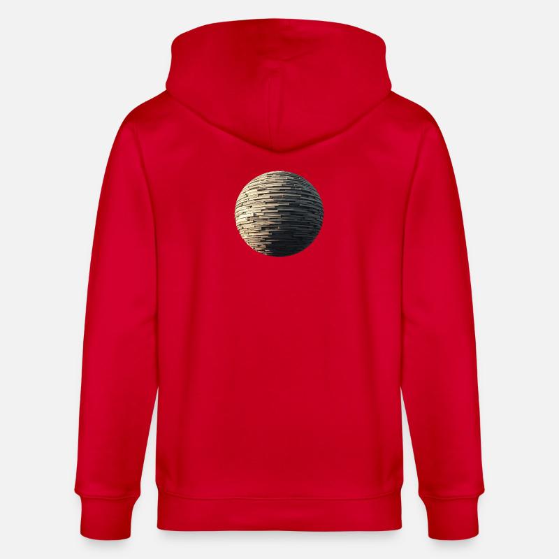 Sphère de pierre - Veste à capuche bio CULTIVATOR Stanley/Stella Unisexe - rouge