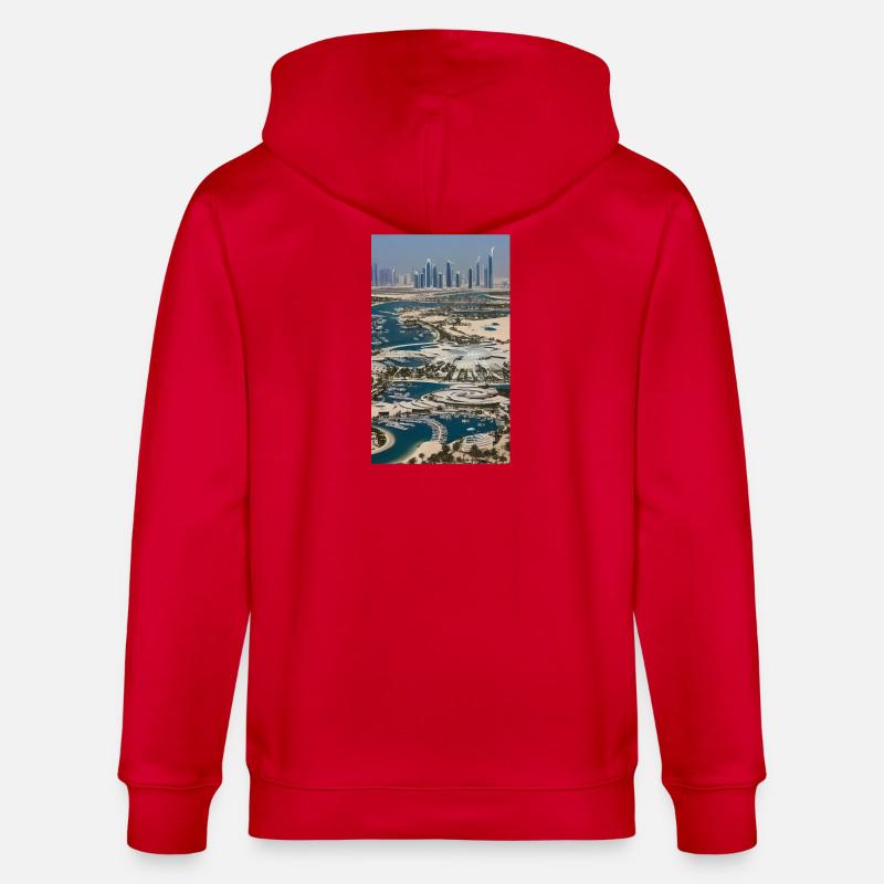 Abu Dhabi Abu Dhabi - Stanley/Stella Unisex Bio-Kapuzenjacke CULTIVATOR  - Rot