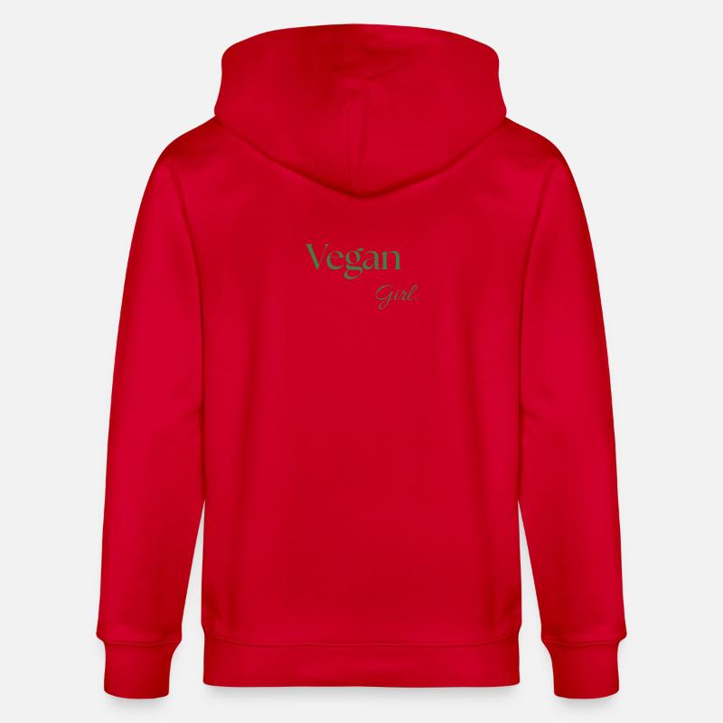 Fille Vegan. - Veste à capuche bio CULTIVATOR Stanley/Stella Unisexe - rouge