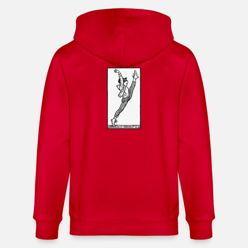 Danseuse #17 - Veste à capuche bio CULTIVATOR Stanley/Stella Unisexe - rouge