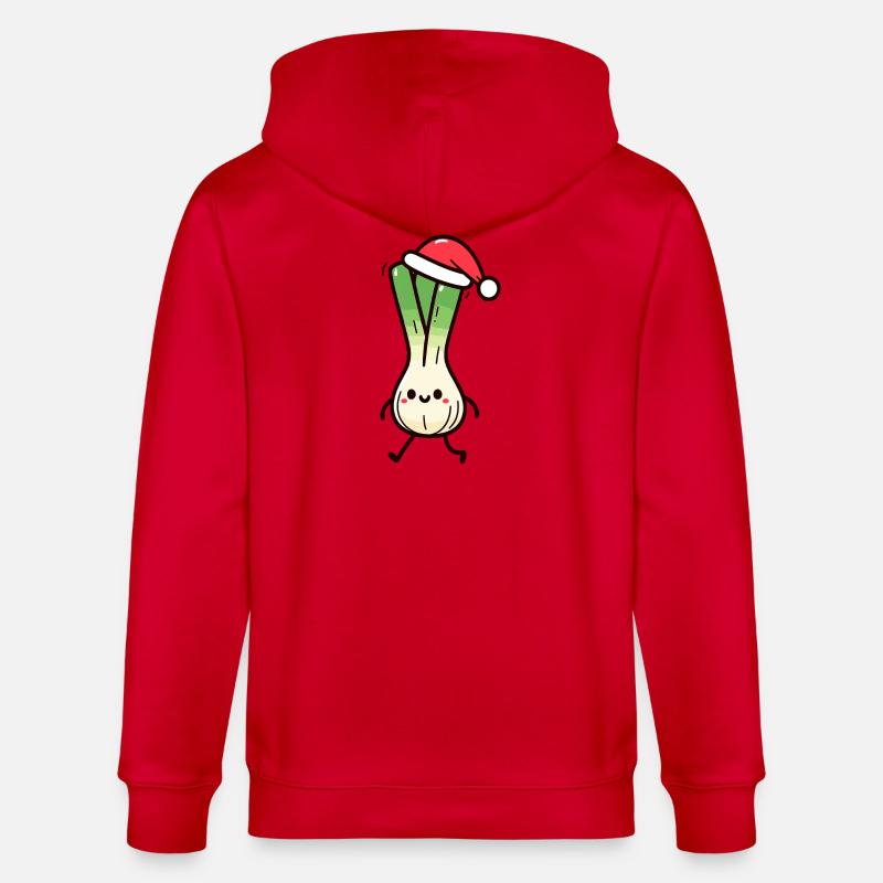 Linge de Noël de Saint-Nicolas - Veste à capuche bio CULTIVATOR Stanley/Stella Unisexe - rouge