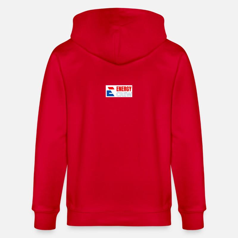 Logo de l’équipe d’énergie 2 - Veste à capuche bio CULTIVATOR Stanley/Stella Unisexe - rouge
