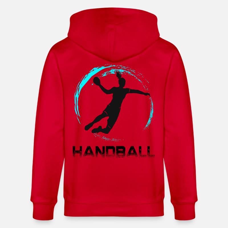 Handball - Stanley/Stella CULTIVATOR Unisex Organic Hooded Jacket - red
