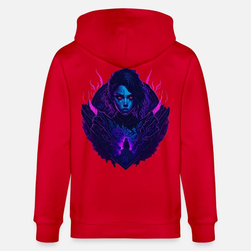 Devil Gothic Seduction Girl - Veste à capuche bio CULTIVATOR Stanley/Stella Unisexe - rouge