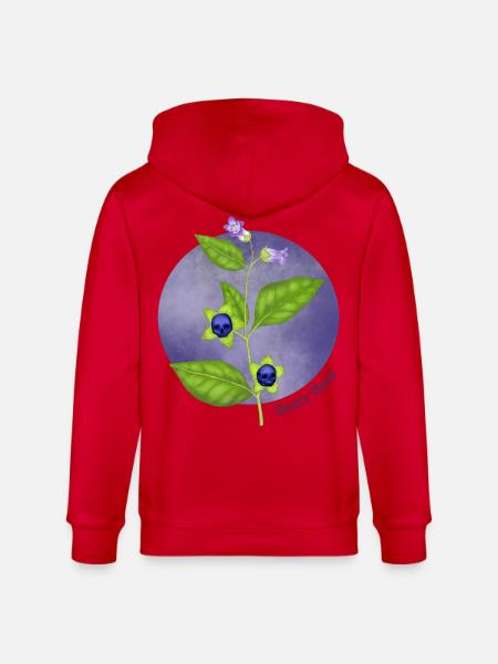 Devil's Berry - Stanley/Stella CULTIVATOR Unisex Organic Hooded Jacket - red
