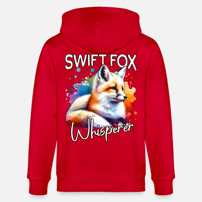 Le Murmureur de Swiftfuchs - Veste à capuche bio CULTIVATOR Stanley/Stella Unisexe - rouge