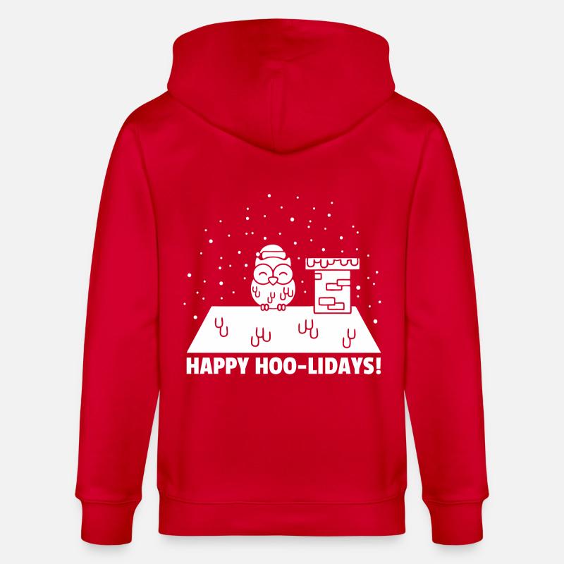Joyeux Hoo-lidays - Veste à capuche bio CULTIVATOR Stanley/Stella Unisexe - rouge