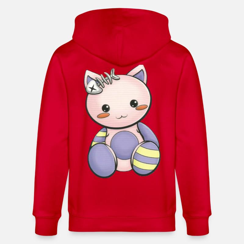 Mangas - Veste à capuche bio CULTIVATOR Stanley/Stella Unisexe - rouge
