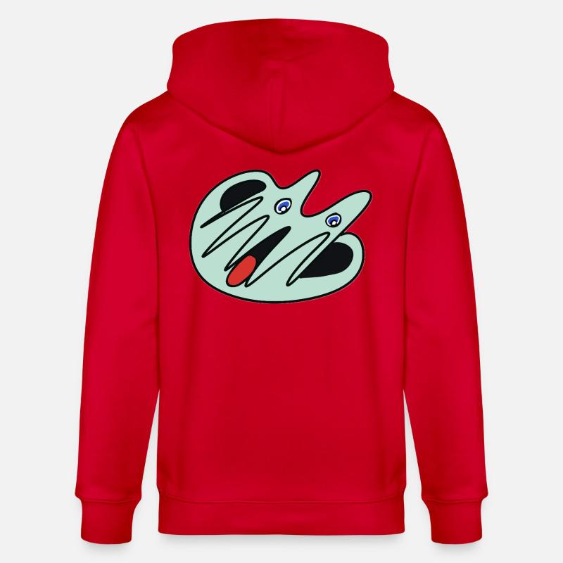 Comic-Geist-smag - Stanley/Stella Unisex Bio-Kapuzenjacke CULTIVATOR  - Rot