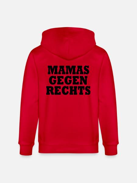 Mamas gegen rechts - Stanley/Stella Unisex Bio-Kapuzenjacke CULTIVATOR - Rot