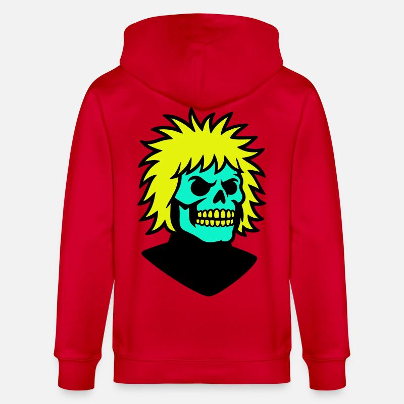 Skullman avec une coiffure cool - Veste à capuche bio CULTIVATOR Stanley/Stella Unisexe - rouge