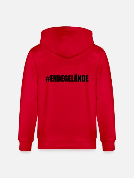 Ende gelände - Stanley/Stella Unisex Bio-Kapuzenjacke CULTIVATOR - Rot