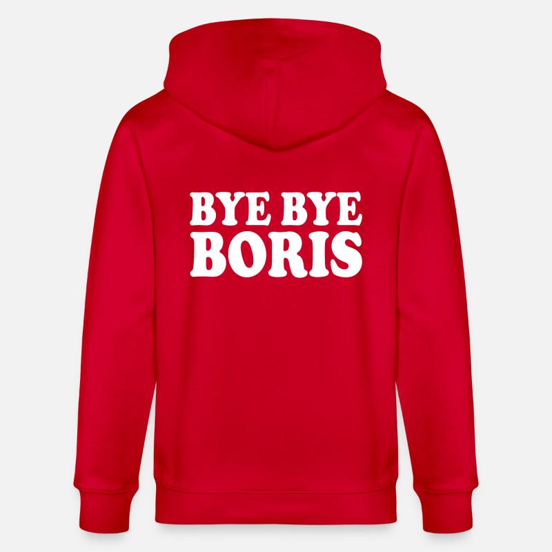 Bye bye boris - Veste à capuche bio CULTIVATOR Stanley/Stella Unisexe - rouge