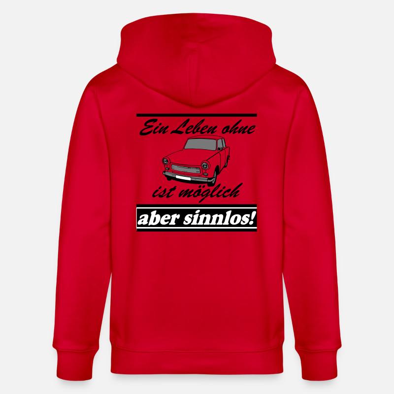  , ein Leben ohne  ..(25) - Stanley/Stella Unisex Bio-Kapuzenjacke CULTIVATOR  - Rot
