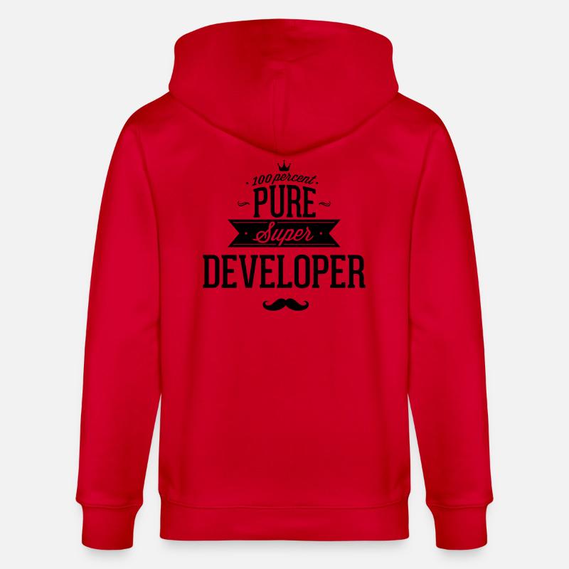 développeurs de 100 pour cent - Veste à capuche bio CULTIVATOR Stanley/Stella Unisexe - rouge