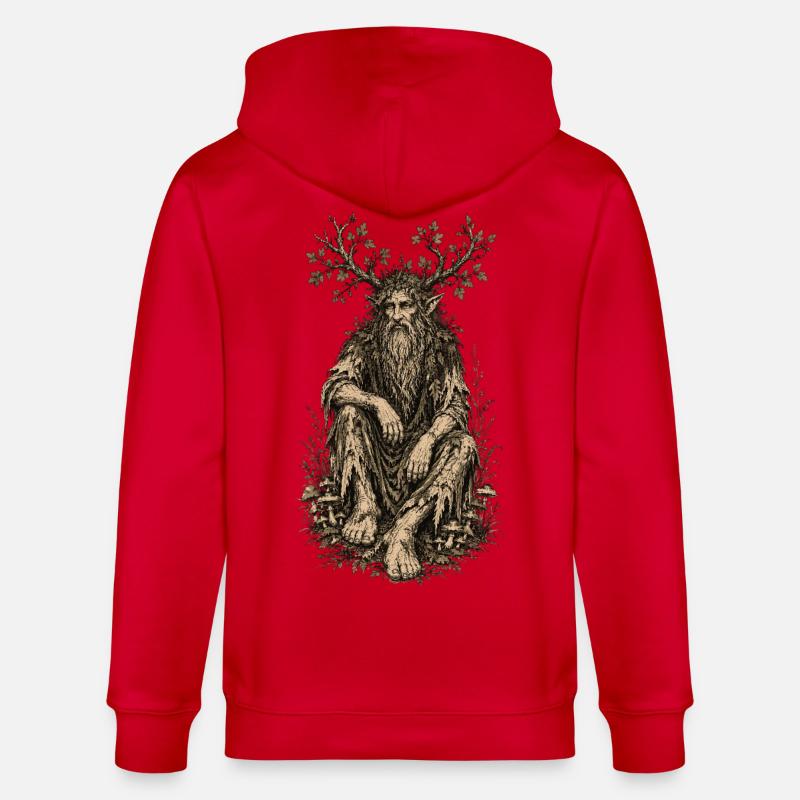Assis Leshy - Veste à capuche bio CULTIVATOR Stanley/Stella Unisexe - rouge