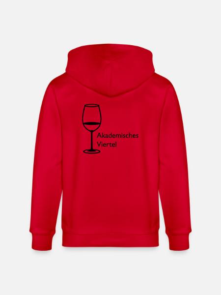 Akademisches Viertel - Stanley/Stella Unisex Bio-Kapuzenjacke CULTIVATOR  - Rot
