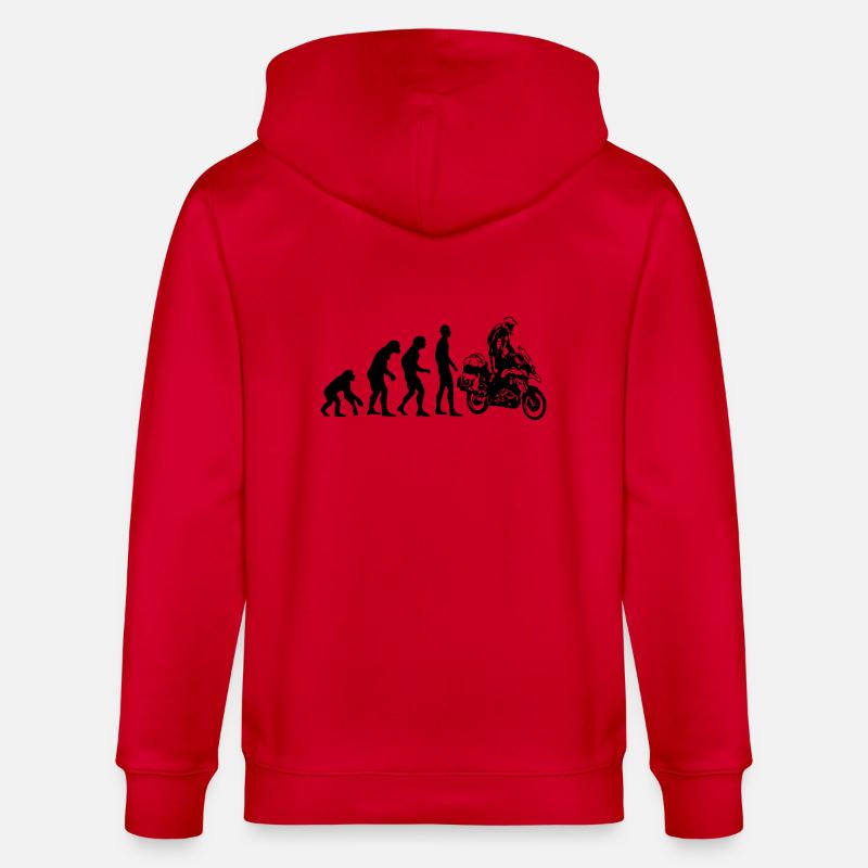 Human Evolution Enduro - Veste à capuche bio CULTIVATOR Stanley/Stella Unisexe - rouge