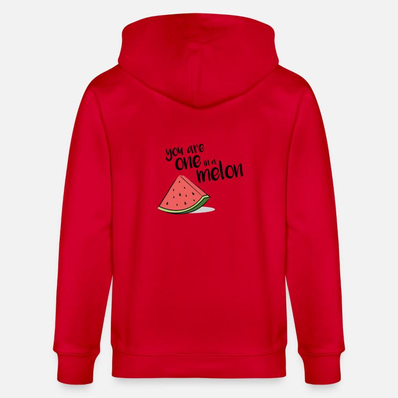 One melon - Stanley/Stella Unisex Bio-Kapuzenjacke CULTIVATOR  - Rot