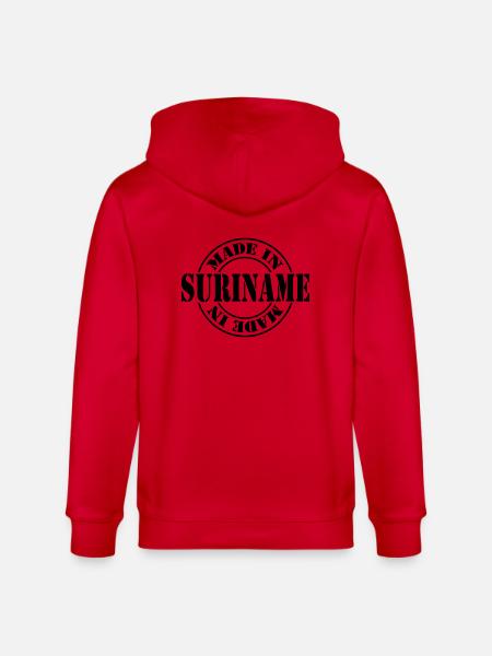 made in suriname m1k2 - Stanley/Stella CULTIVATOR Unisex Organic Hooded Jacket - red