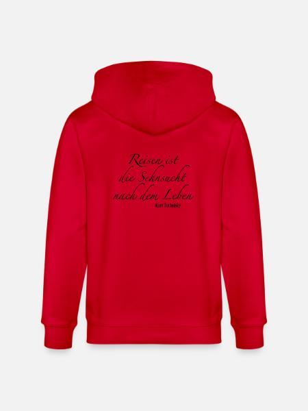 reisen - Stanley/Stella Unisex Bio-Kapuzenjacke CULTIVATOR - Rot