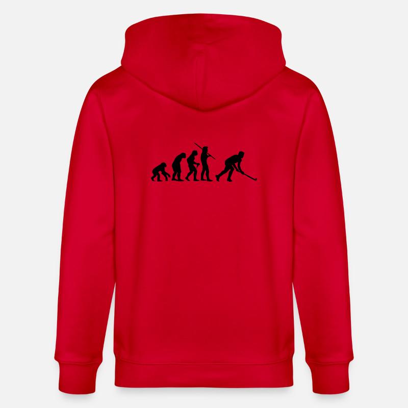 Evolution Hockey 2 - Veste à capuche bio CULTIVATOR Stanley/Stella Unisexe - rouge
